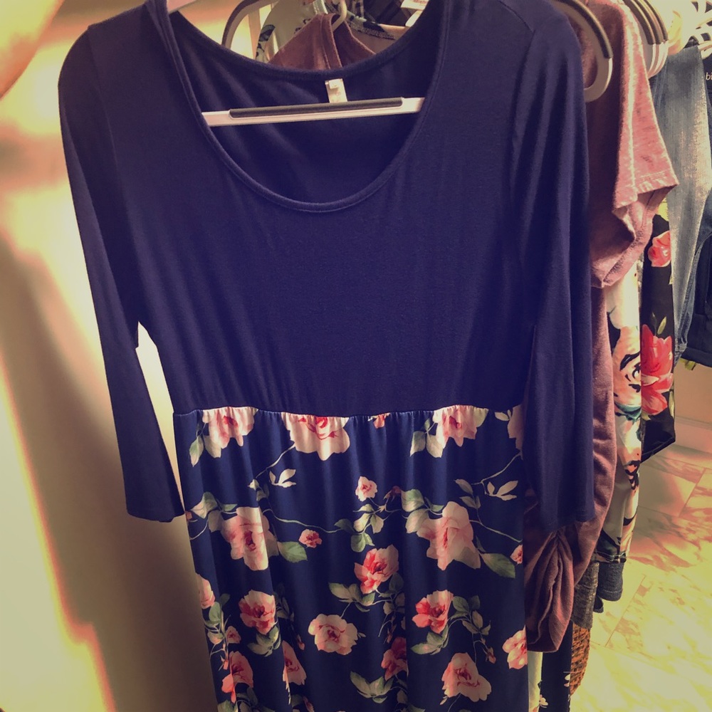 Women's Floral Print Tank Long Maxi Dress